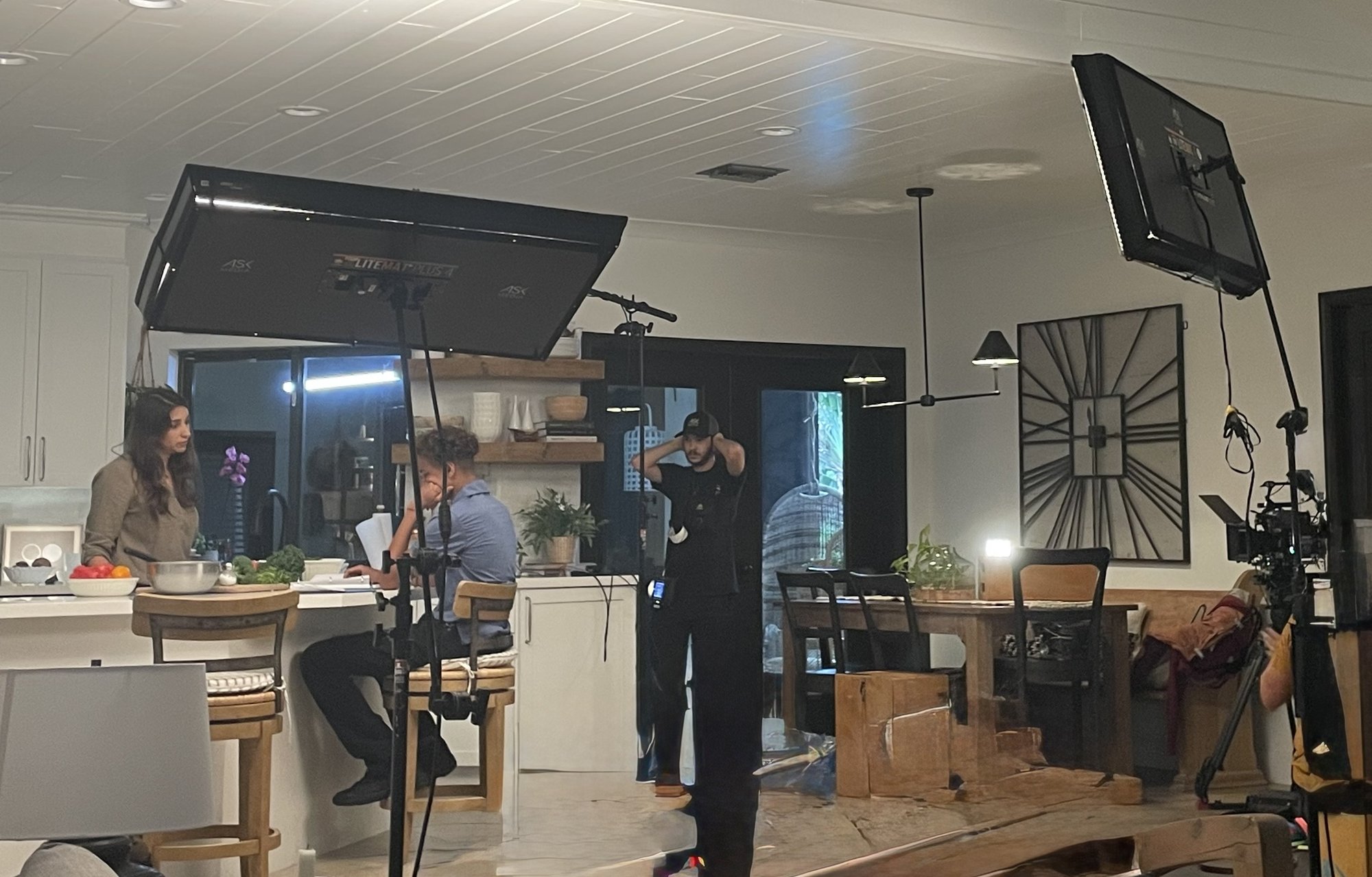 Spotlight Media business video production in progress