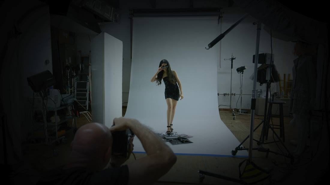 Final production still from a business commercial shoot